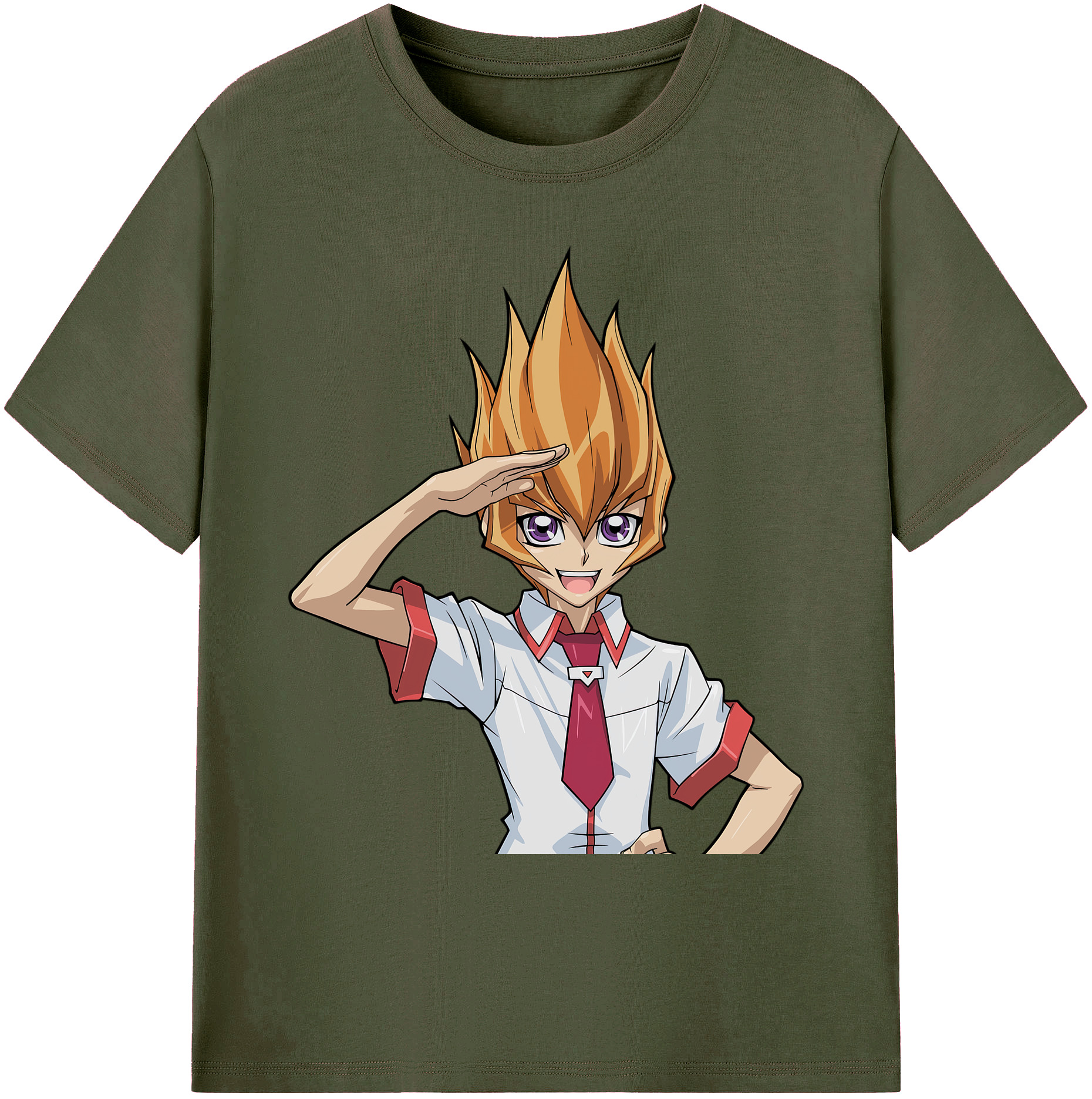 （画像用） 遊☆戯☆王 Yu-Gi-Oh! 綿100％ メンズ半袖Tシャツ｜肌触りやわらか＆通気性